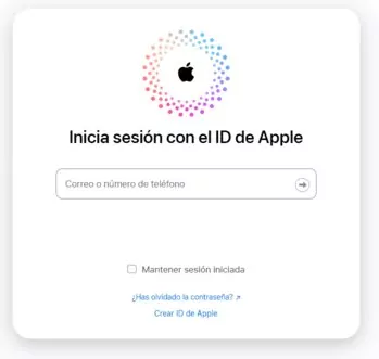 Inicia sesión con tu Apple ID