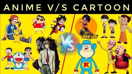 Anime vs Cartoon