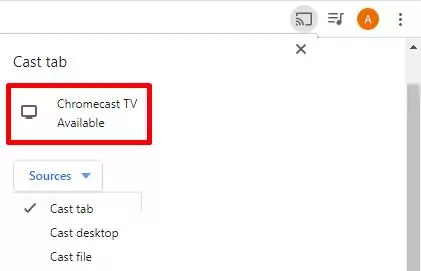 cast to TV from Chrome browser