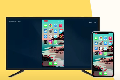 mirror phone to TV via AirDroid Cast