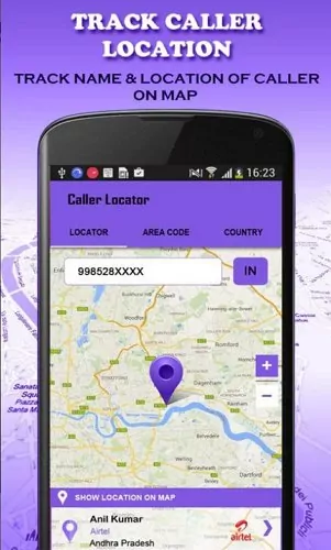 Mobile Number Locator app