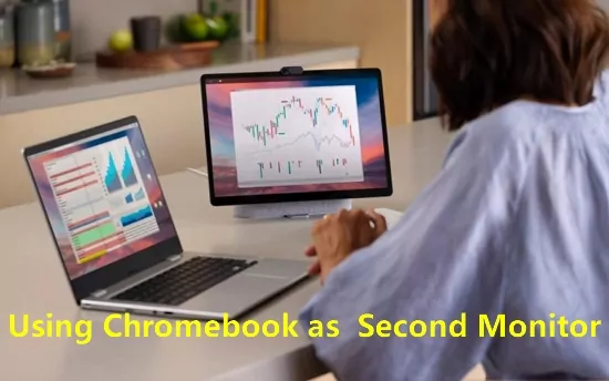 use your Chromebook as a second monitor