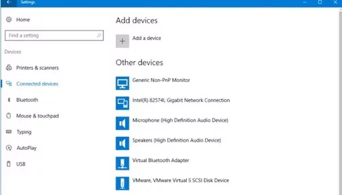 Windows add devices