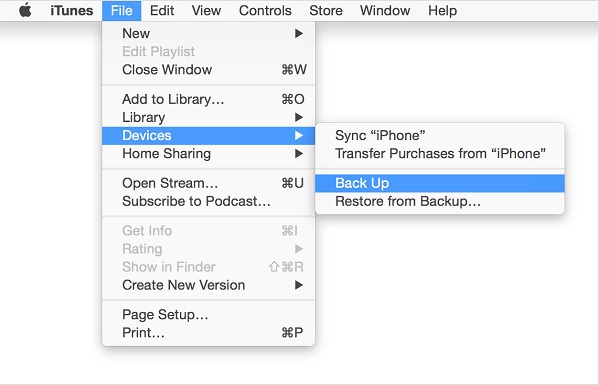 iTunes backup