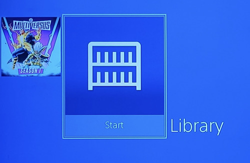 open Library on PS4