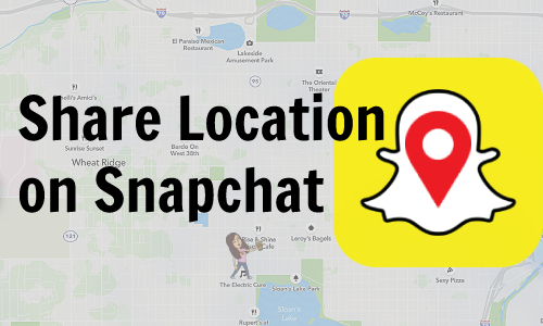 share location on Snapchat