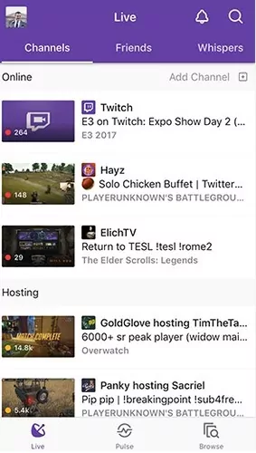 log in to cast Twitch to TV
