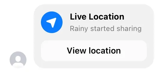 view location on Messenger