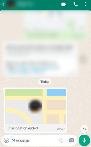 how to view someones live location on WhatsApp