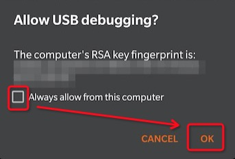 Allow-USB-debugging-on-device