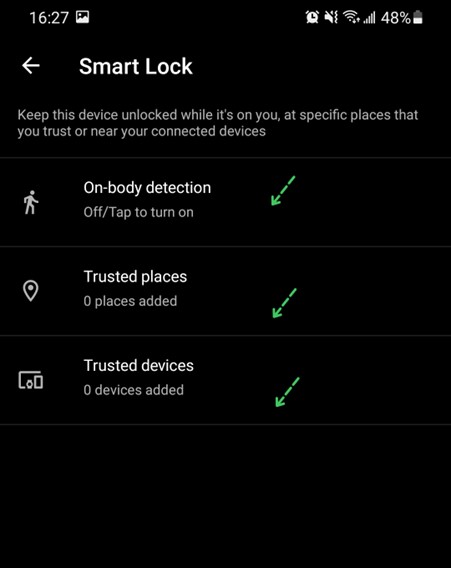 como configurar o smart lock no samsung galaxy - 3