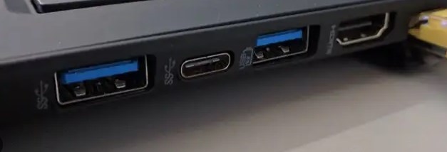check computer ports and cables