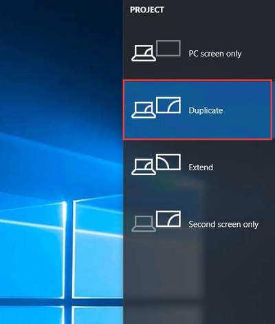 Duplicate Windows screen