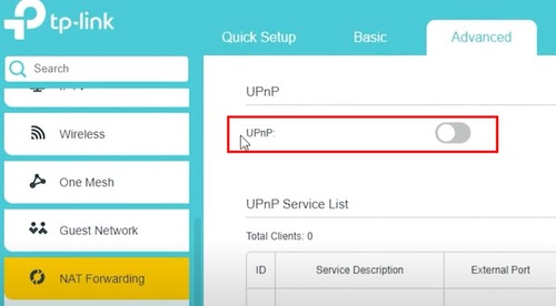 turn on UPnP for your router