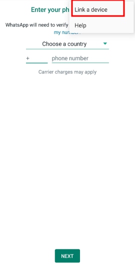 link WhatsApp account to another phone