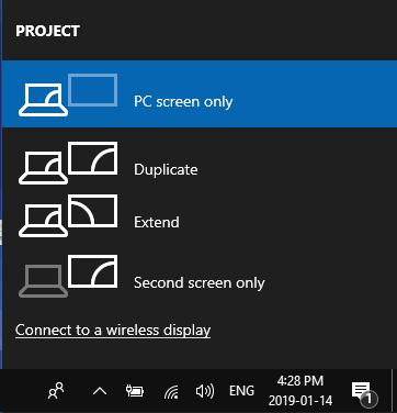 PC screen only