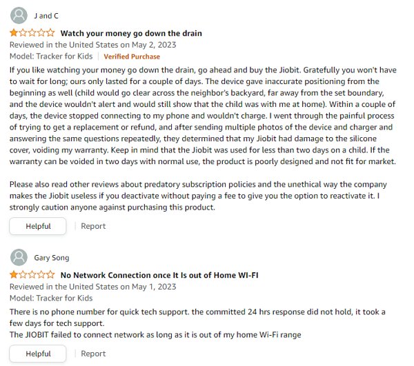 User's Review of Jiobit Smallest GPS Tracker