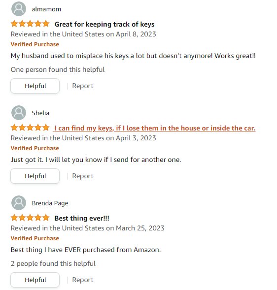 User's Review of VODESON Key Finder Locator