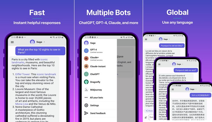 Poe-chatbots-on-android