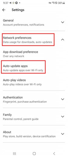 auto update with google 5