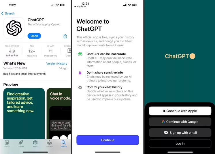 chatgpt for iOS