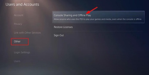 Console Sharing and Offline Play on PS4
