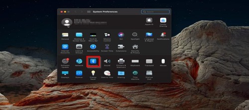 Bluetooth settings on Mac
