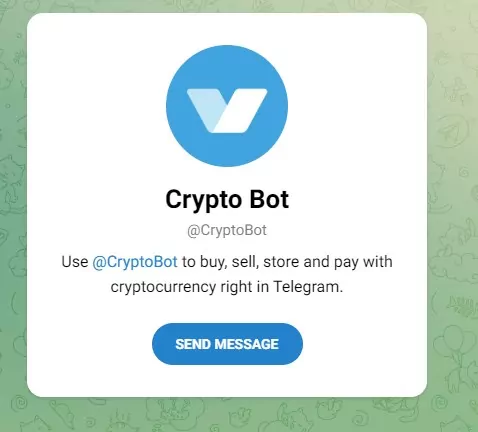 Bot de cryptomonnaie pour Telegram