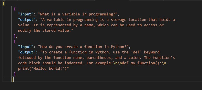 rassembler un ensemble de données à l'aide de l'exemple JSON