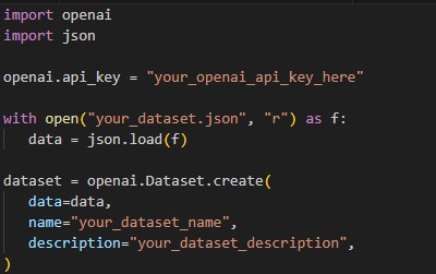 télécharger l'ensemble de données sur OpenAI