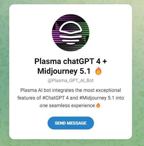 Free ChatGPT bot for Telegram