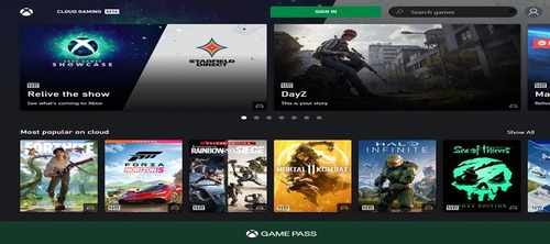 launch Xbox cloud gaming on Mac