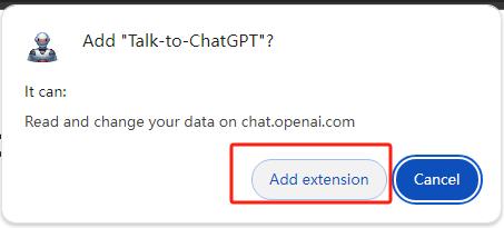 intall talk to chatgpt extension for google chrome