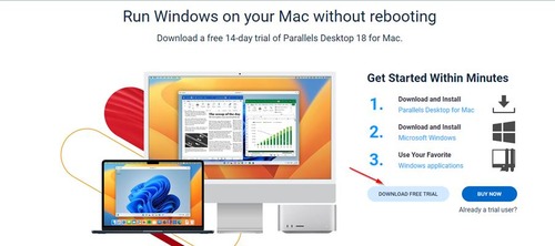download Parallels on Mac
