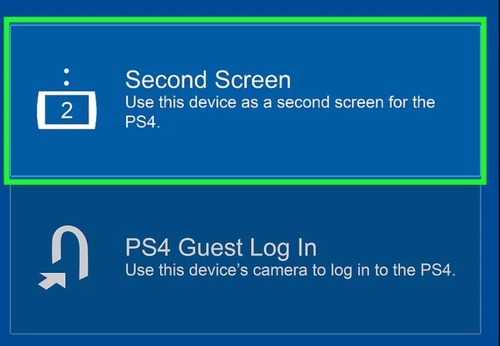 pair PS4 with your mobile phone
