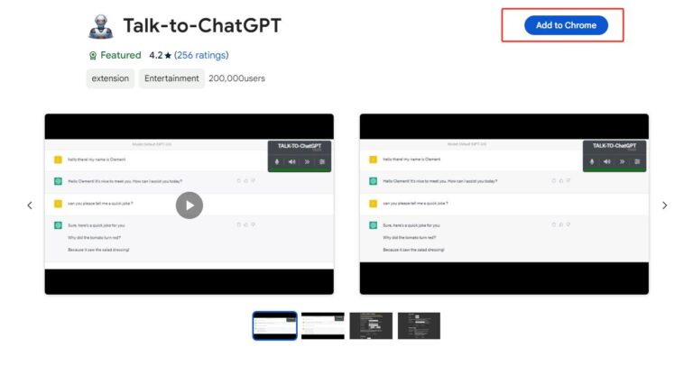 talk to chatgpt extension for google chrome