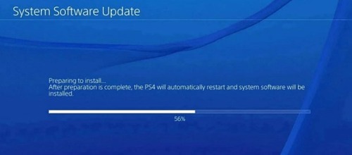 update PS4 software
