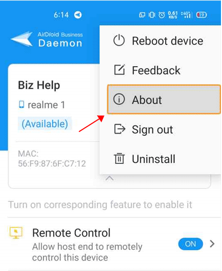 Update Biz Daemon on Devices