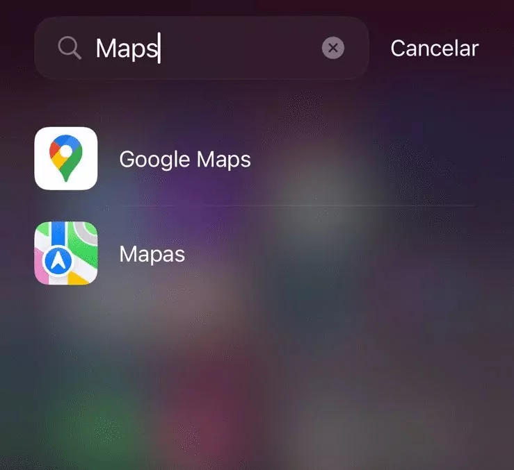 Google maps en ios