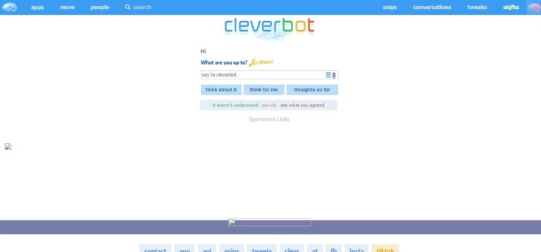 Chatbot de jeu de rôle Cleverbot