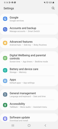 click on battery and device care