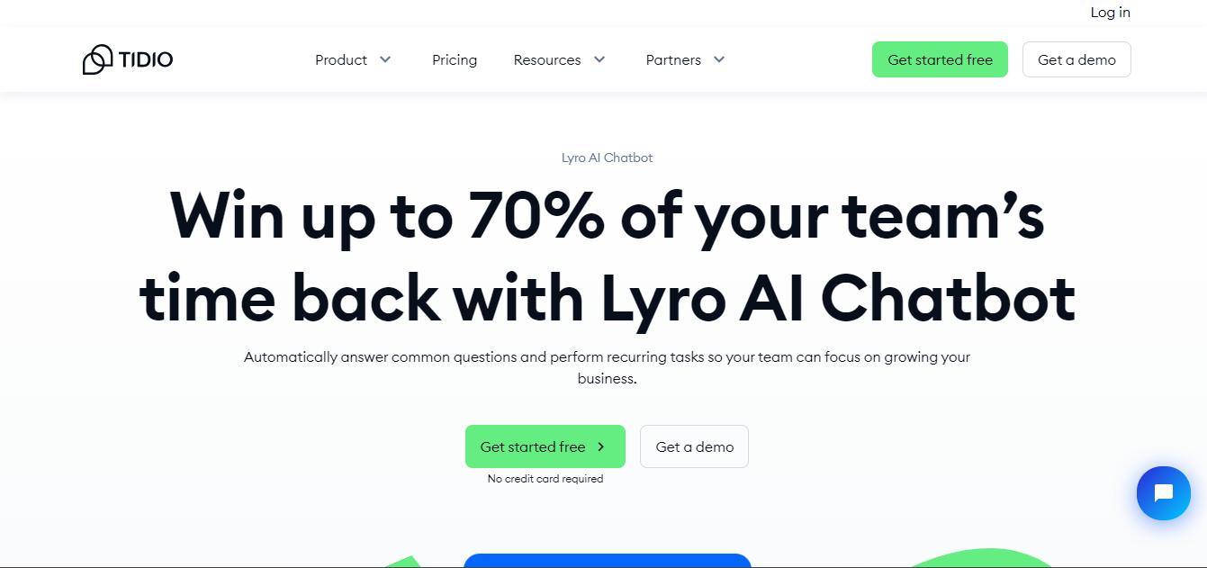 Lyro AI FAQ chatbot builder