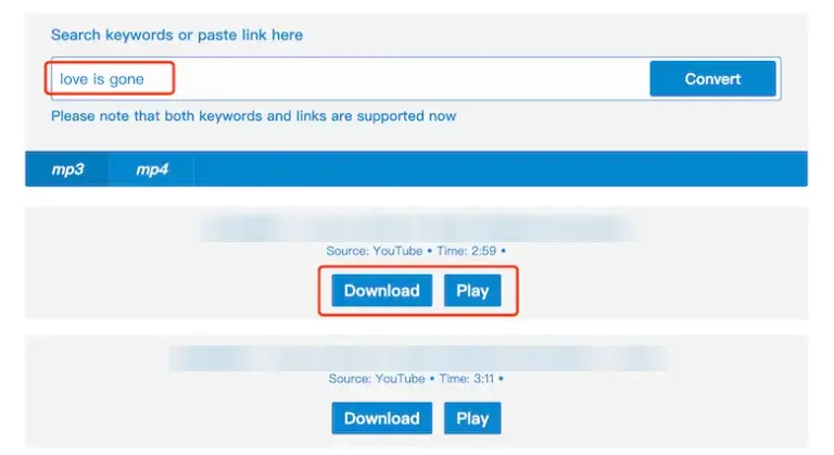 save mp3 video