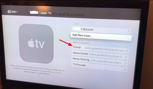 Apple ID in Apple TV
