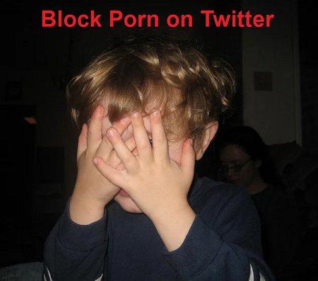 bloquear pornô no twitter
