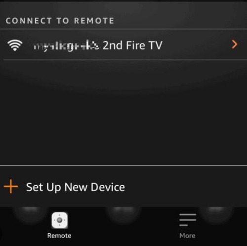 connect Fire TV remote app with TV