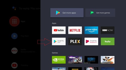 search for Steam Link in NVIDIA Shield
