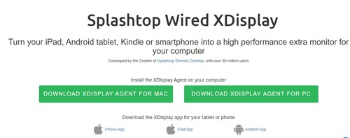 reinstall Splashtop Wired XDisplay