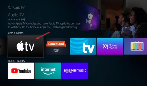 Apple TV app on Firestick