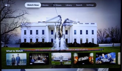 Apple TV app screen on Firestick